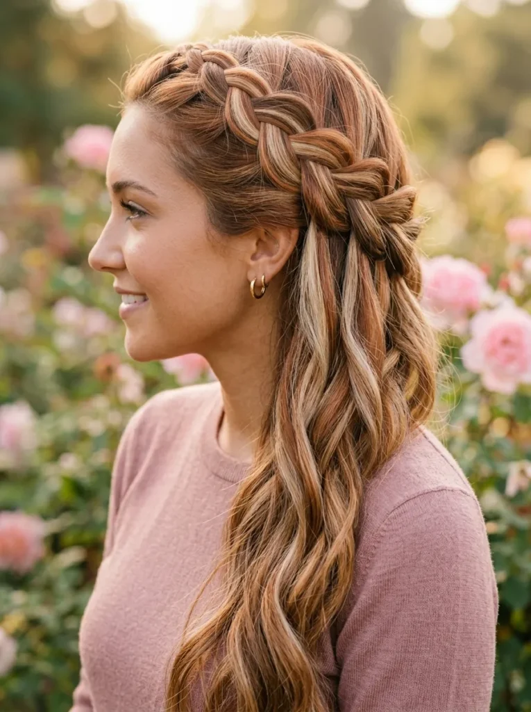 Calico Waterfall Braid