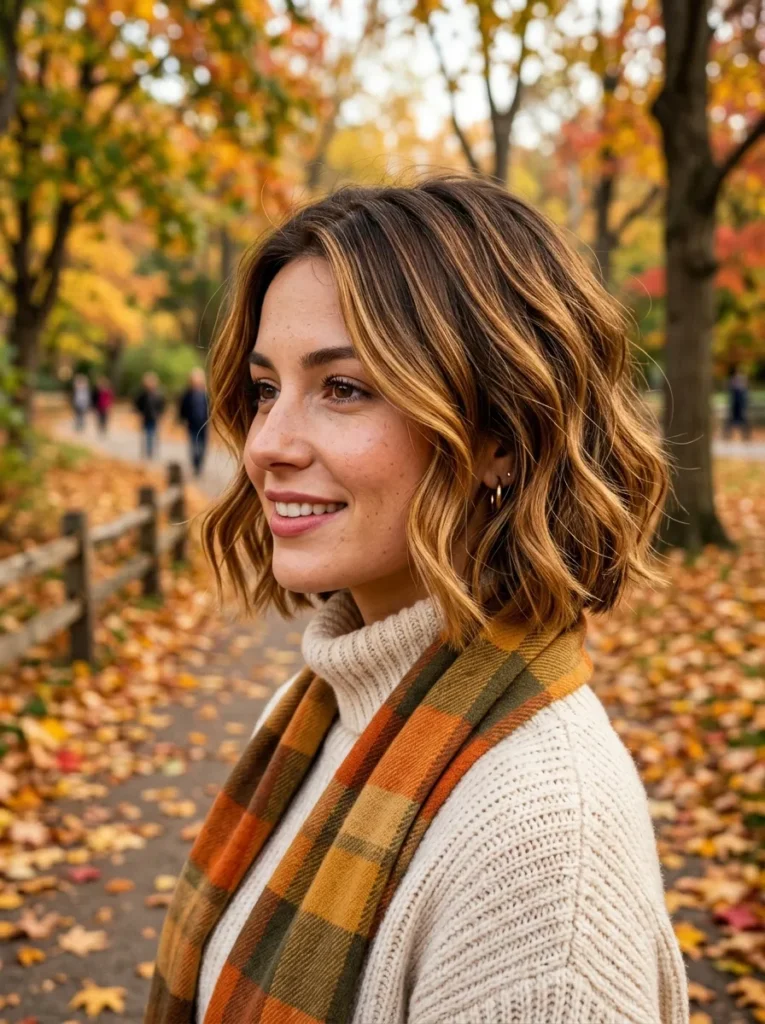Caramel Balayage Bob