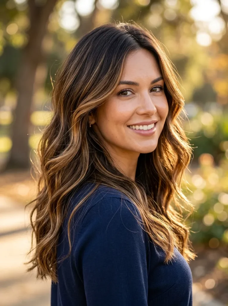 Caramel Balayage Highlights