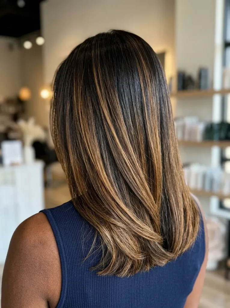 Carmel Highlights for Dark Hair