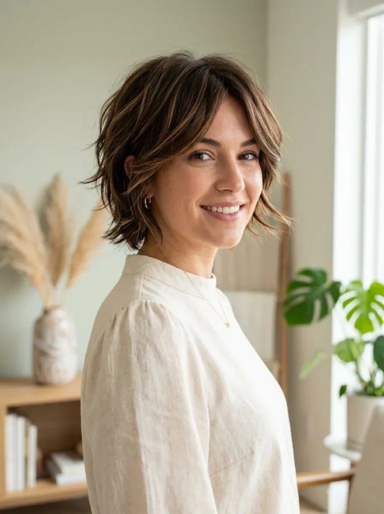 Chic Textured Wolf Cut