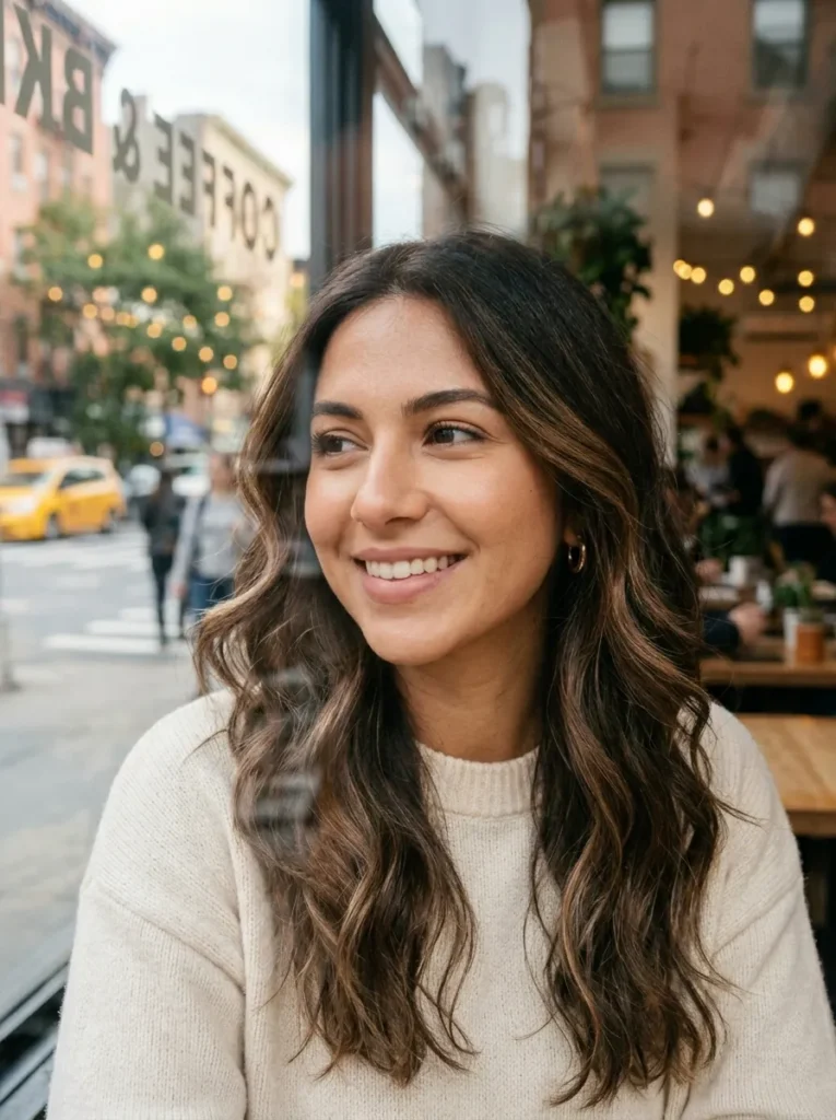 Chocolate Brown Hair Color Balayage
