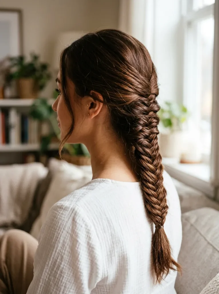 Chocolate Hair Color Braids