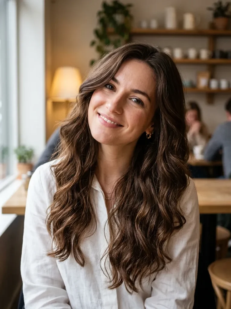 Chocolate Hair Color Waves