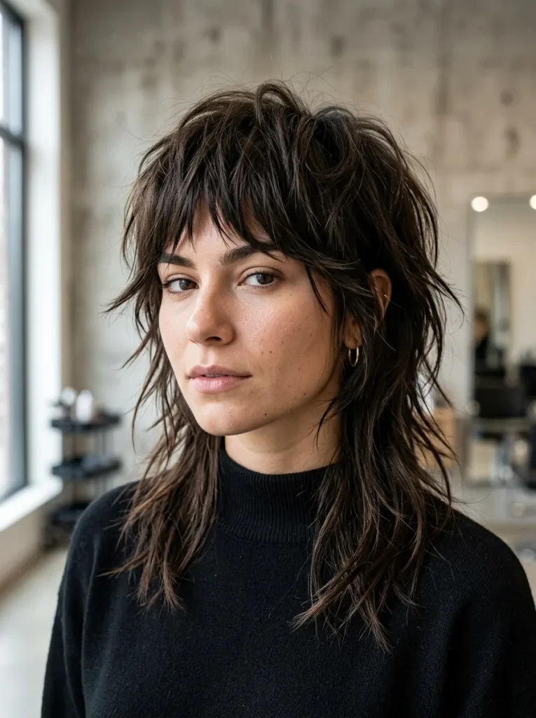 Choppy Mullet Wolf Cut