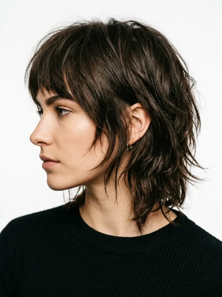 Choppy Short Wolf Cut