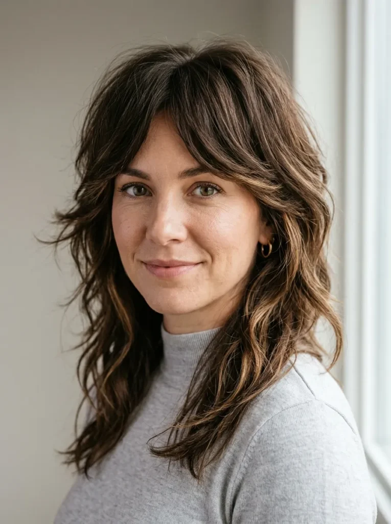 Classic Wolf Cut with Highlights