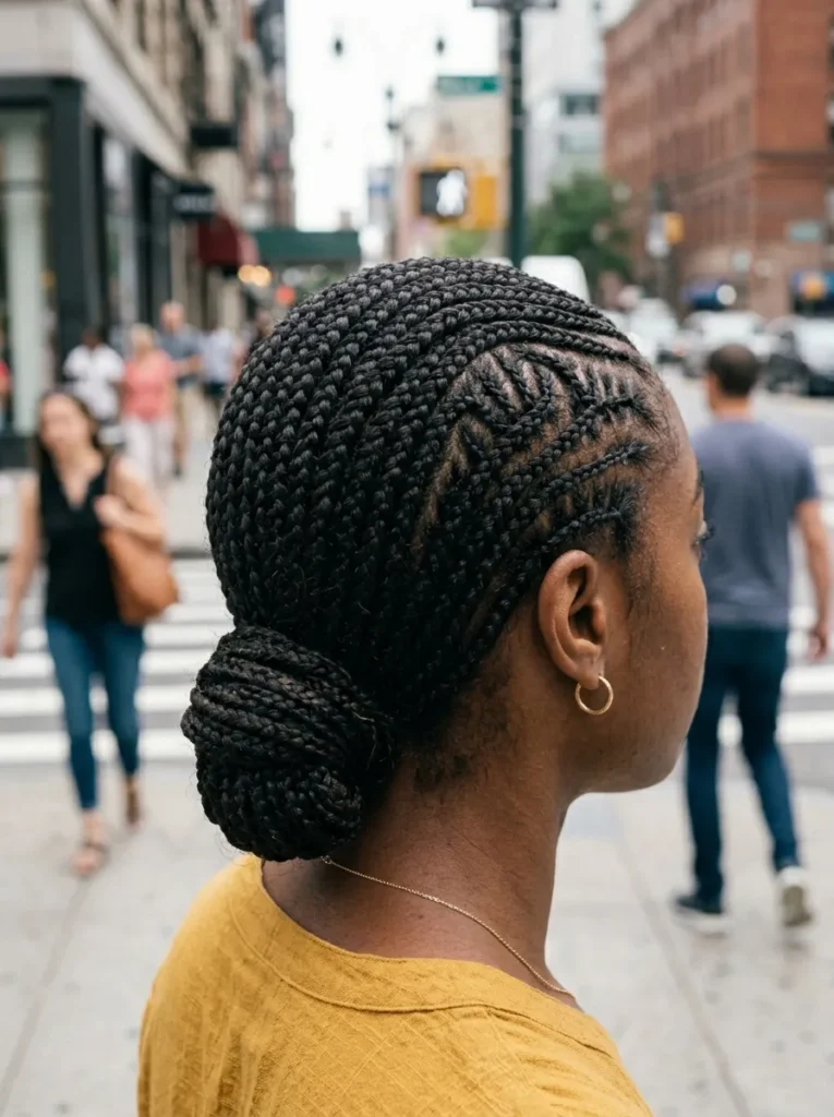 Cornrow Micro Braids