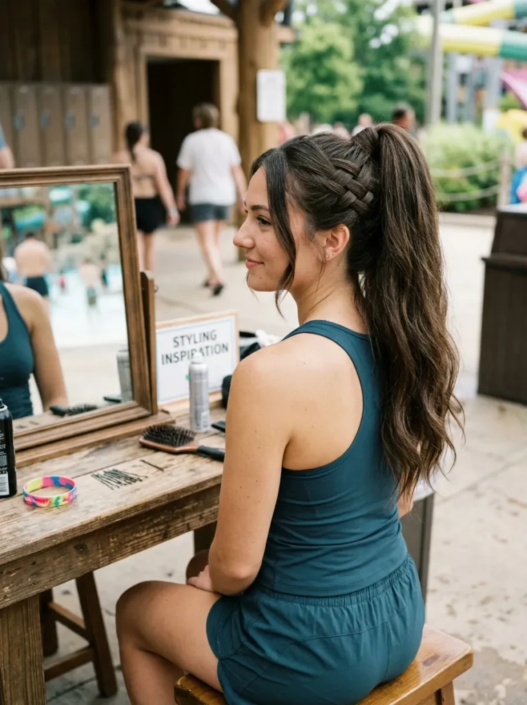 Criss Cross Ponytail