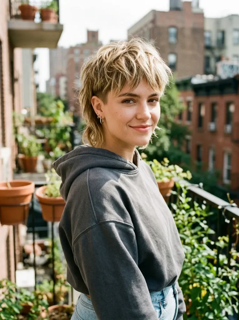 Cropped Mullet Cut