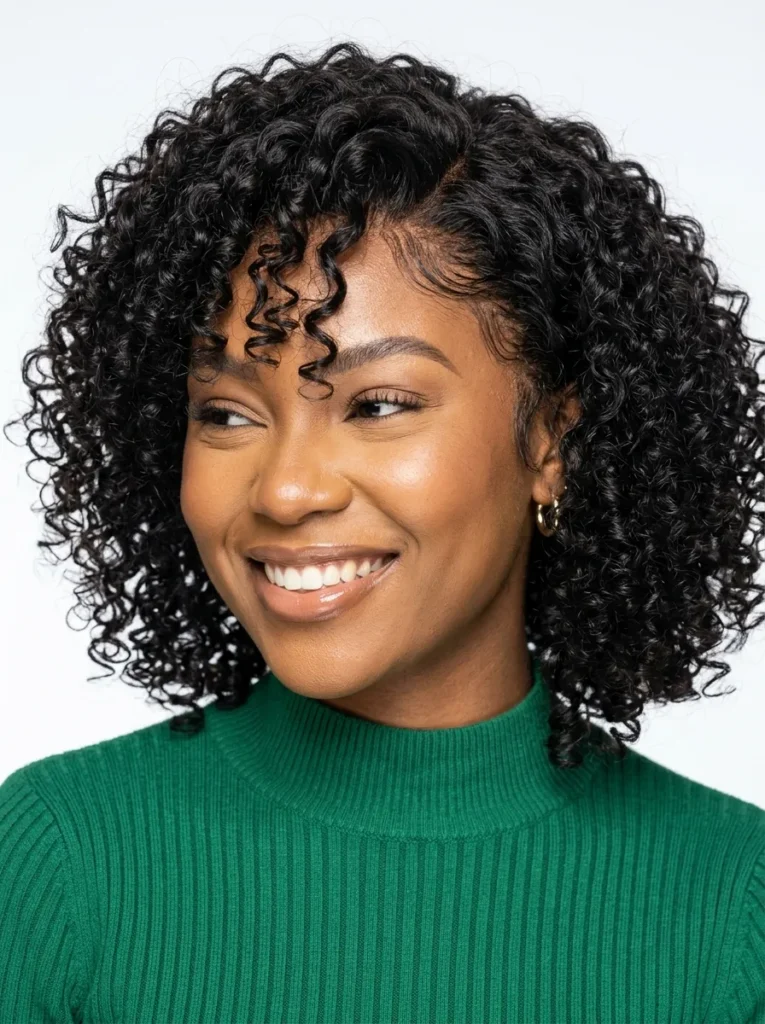 Curly Bob Cut
