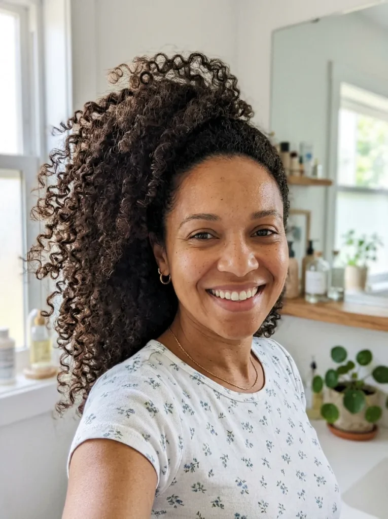 Curly High Ponytail