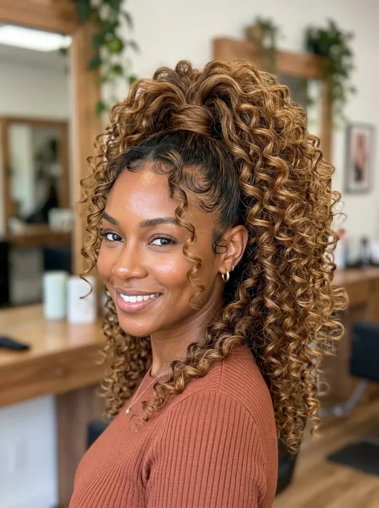 Curly Track Ponytail