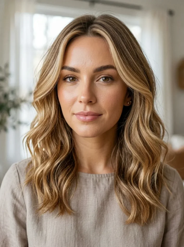 Dimensional Honey Blonde Balayage