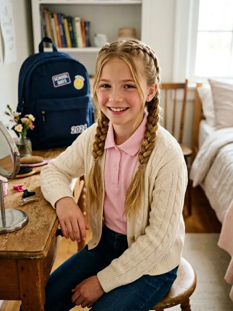Double Braided Pigtails