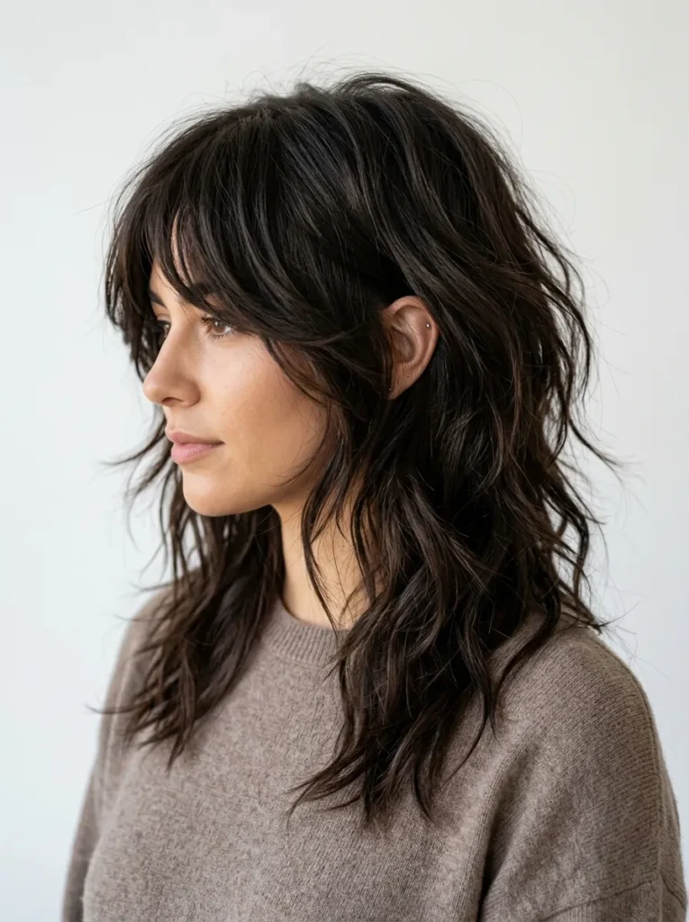 Dramatic Side Wolf Cut