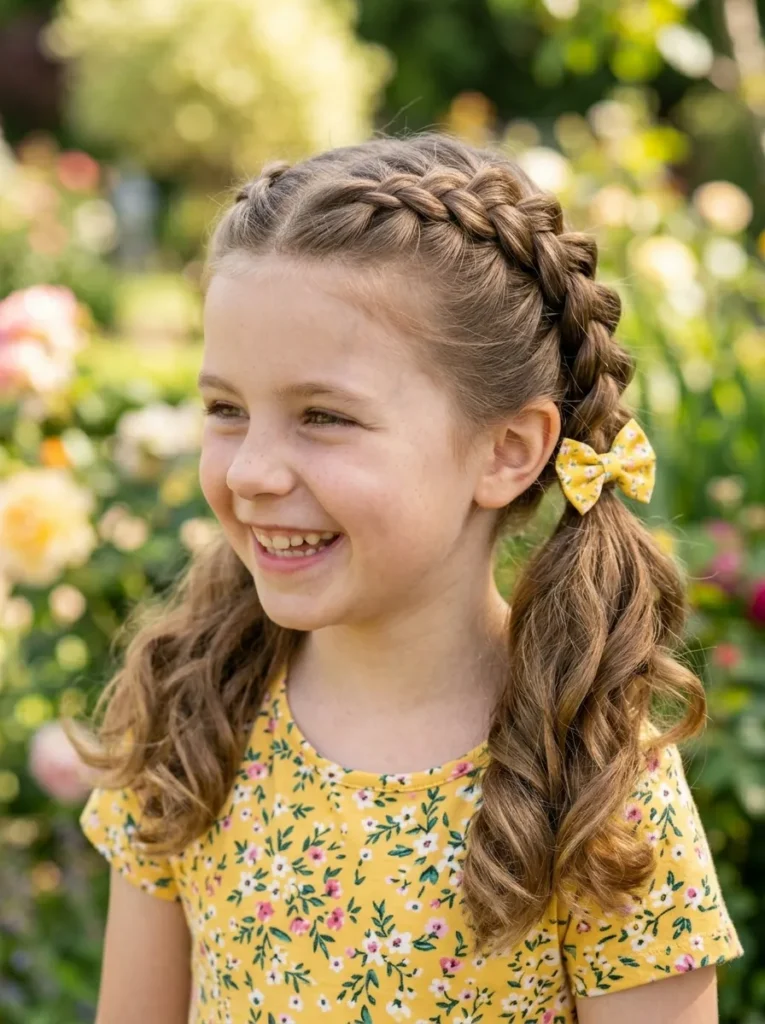 Dutch Braid Pigtails