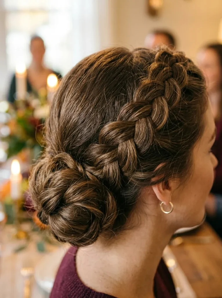 Dutch Braid Updo