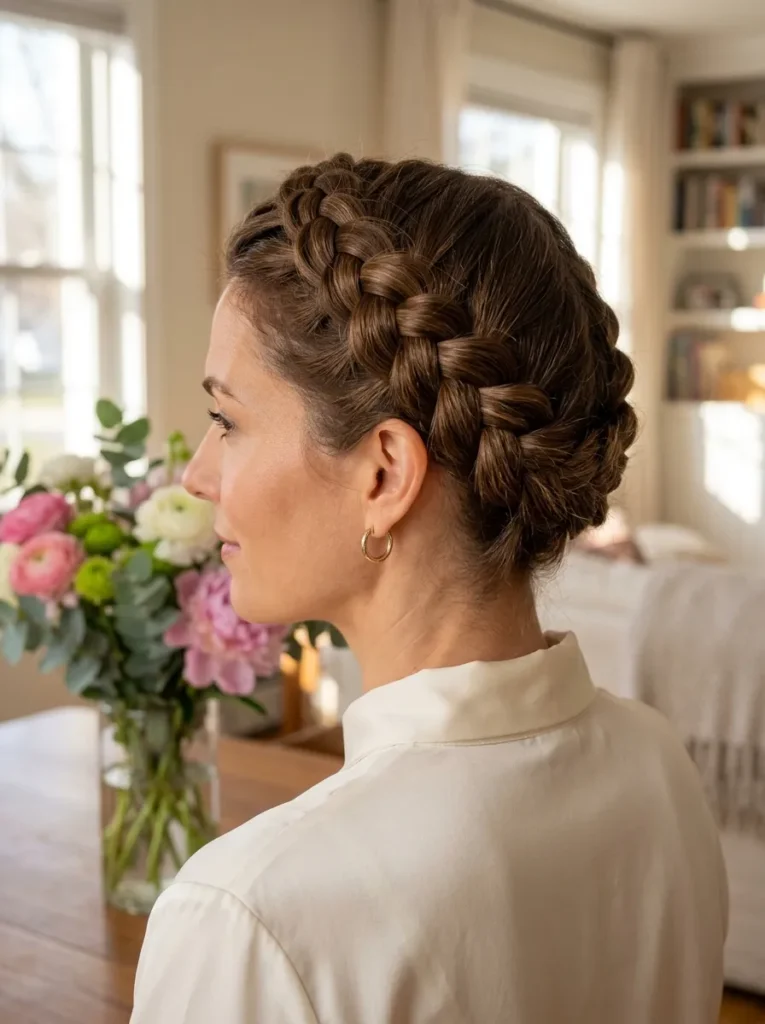 Dutch Crown Braids