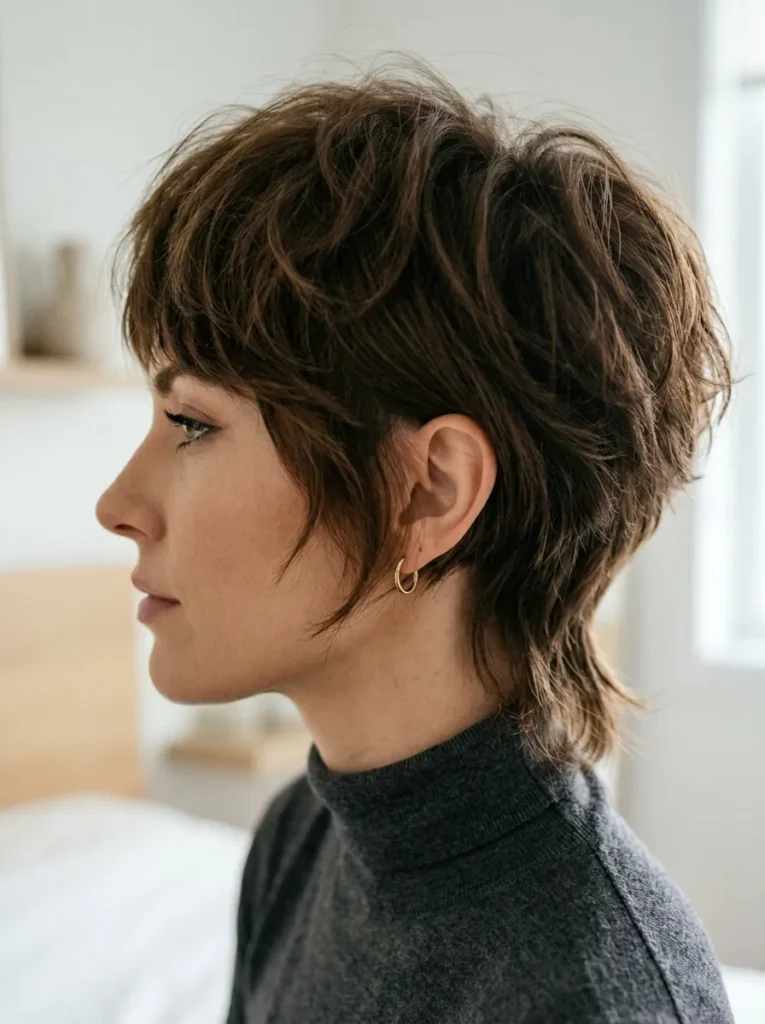 Edgy Brown Wolf Taper