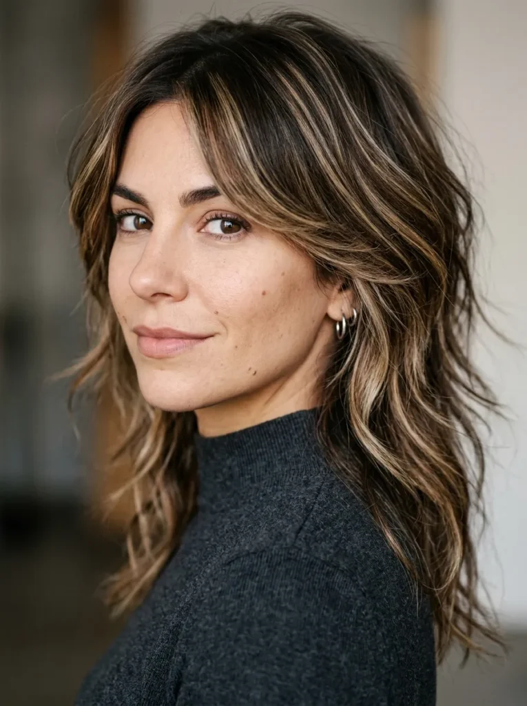 Edgy Layered Wolf Cut