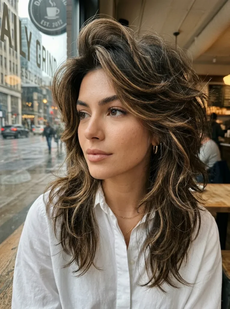 Edgy Volume Wolf Cut