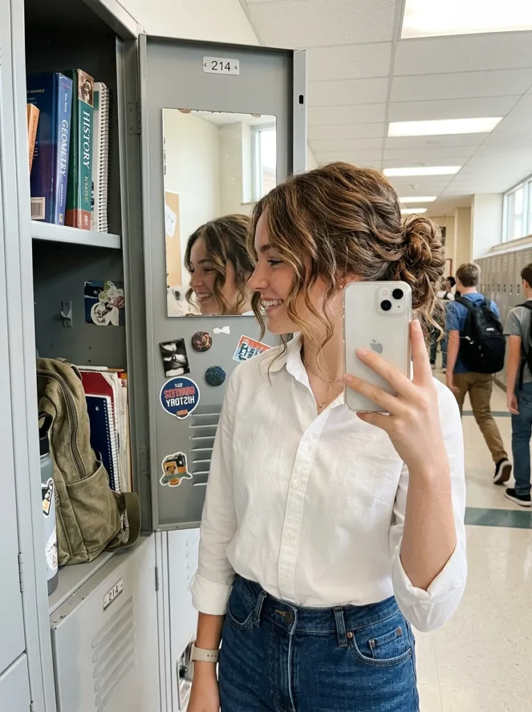 Effortless Messy Bun