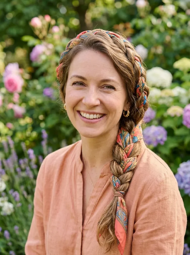 Effortless Scarf Braid