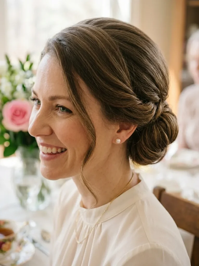Elegant Low Bun