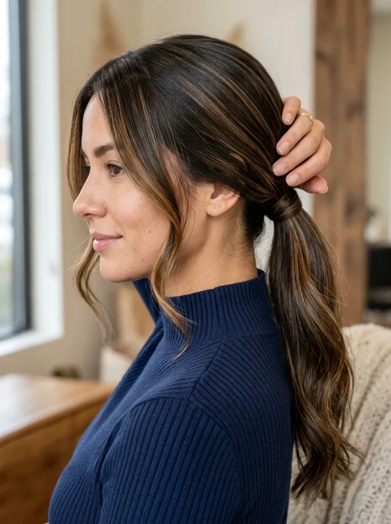 Elegant Low Ponytail
