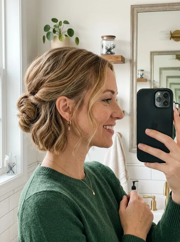 Elegant Short Chignon