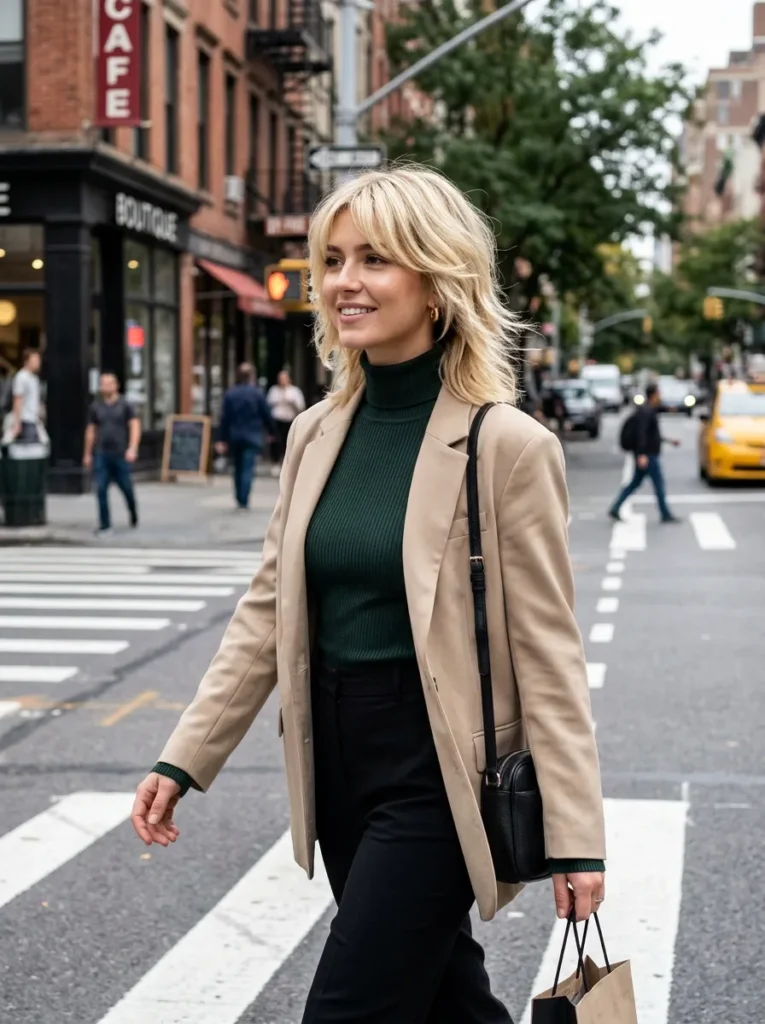 Face Framing Blonde Wolf