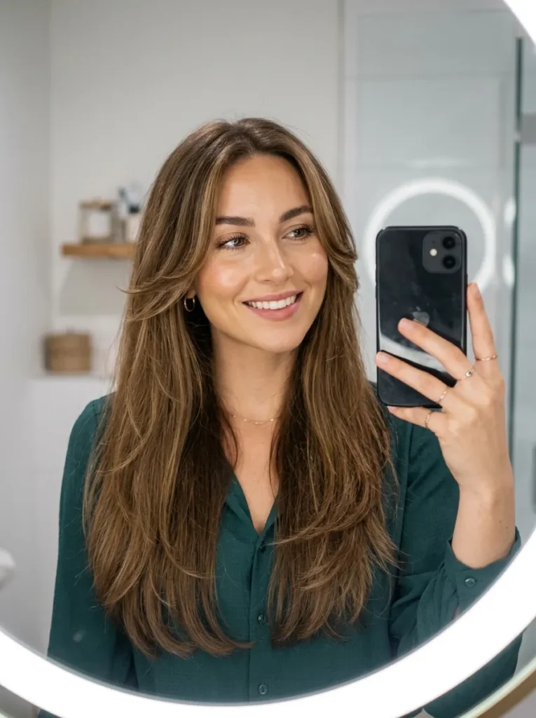 Face Framing Long Cut