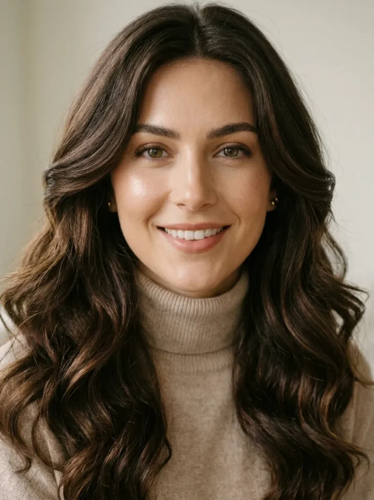 Face-Framing Mocha Waves