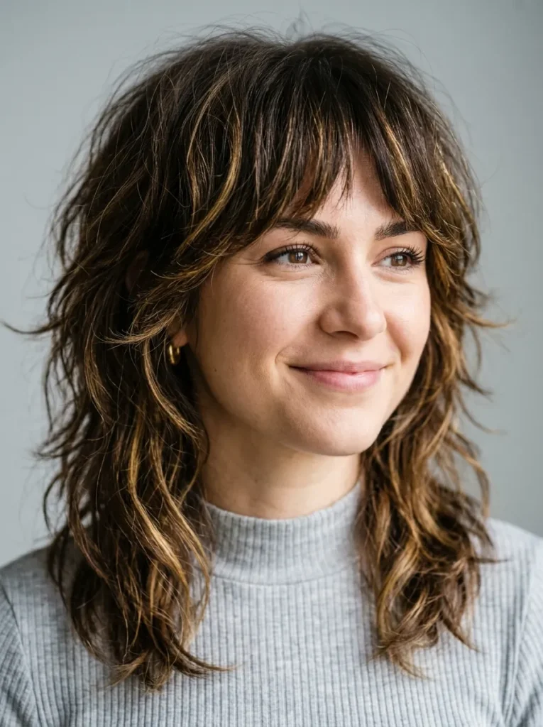 Face Framing Wolf Cut