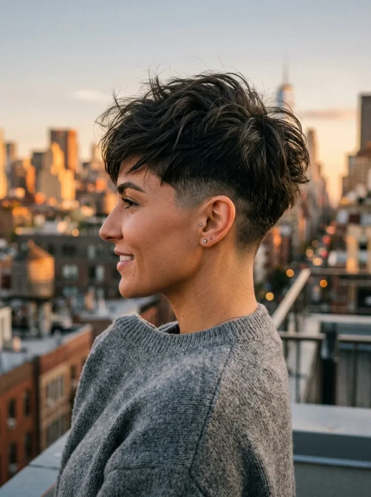 Fade Side Pixie