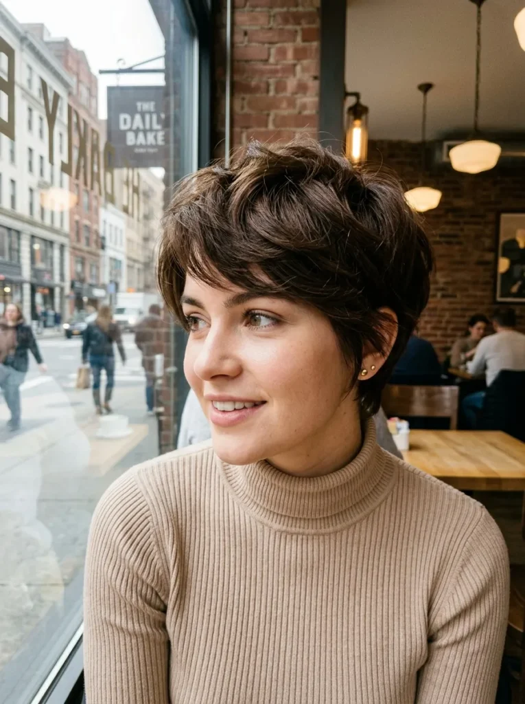 Feathered Chocolate Pixie