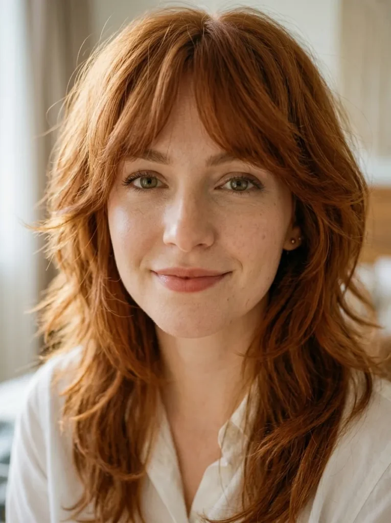 Feathered Face Frame