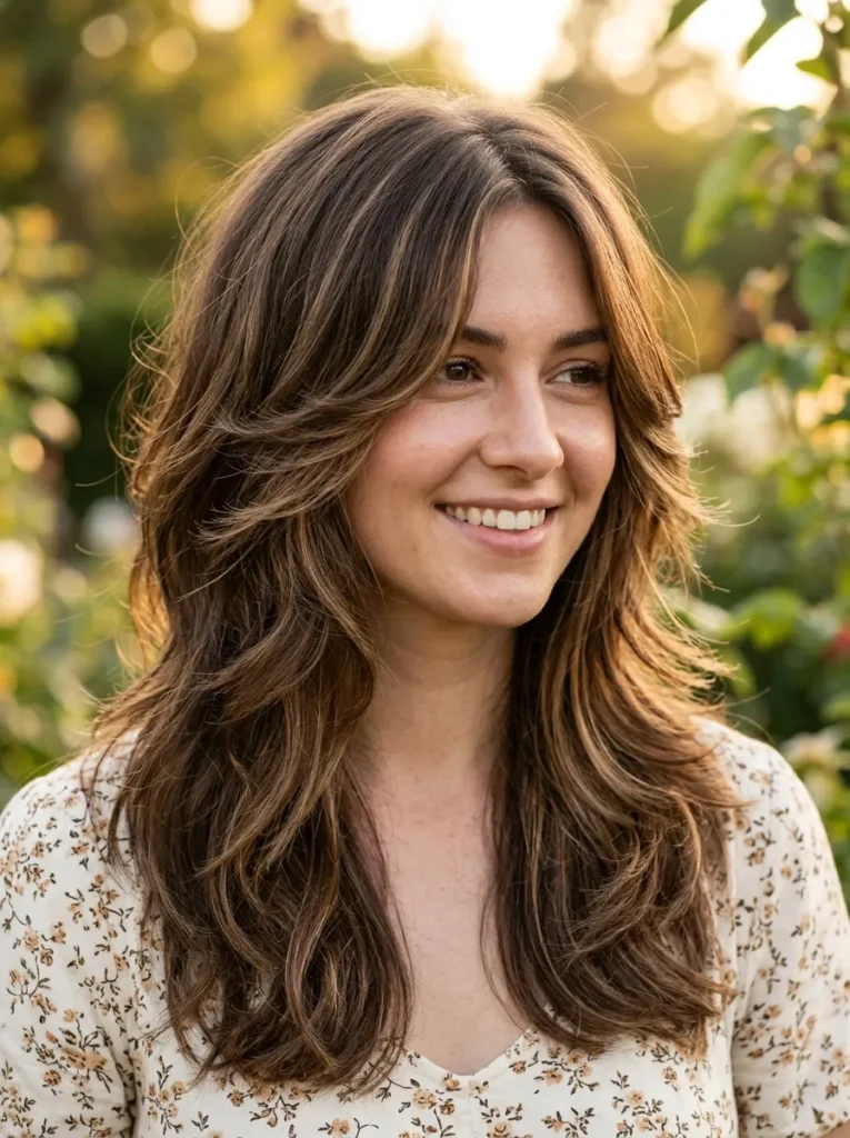 Feathered Face Frame