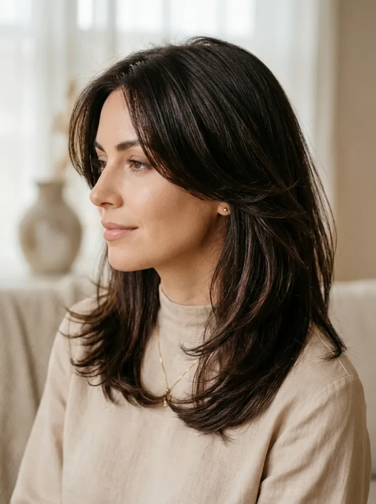 Feathered Layered Lob