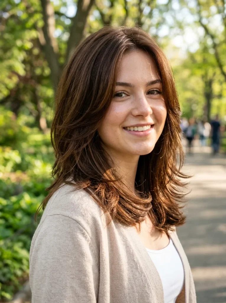 Feathered Layered Lob