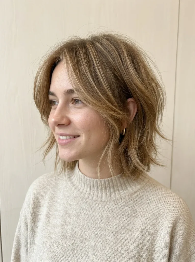 Feathered Wolf Bob Cut