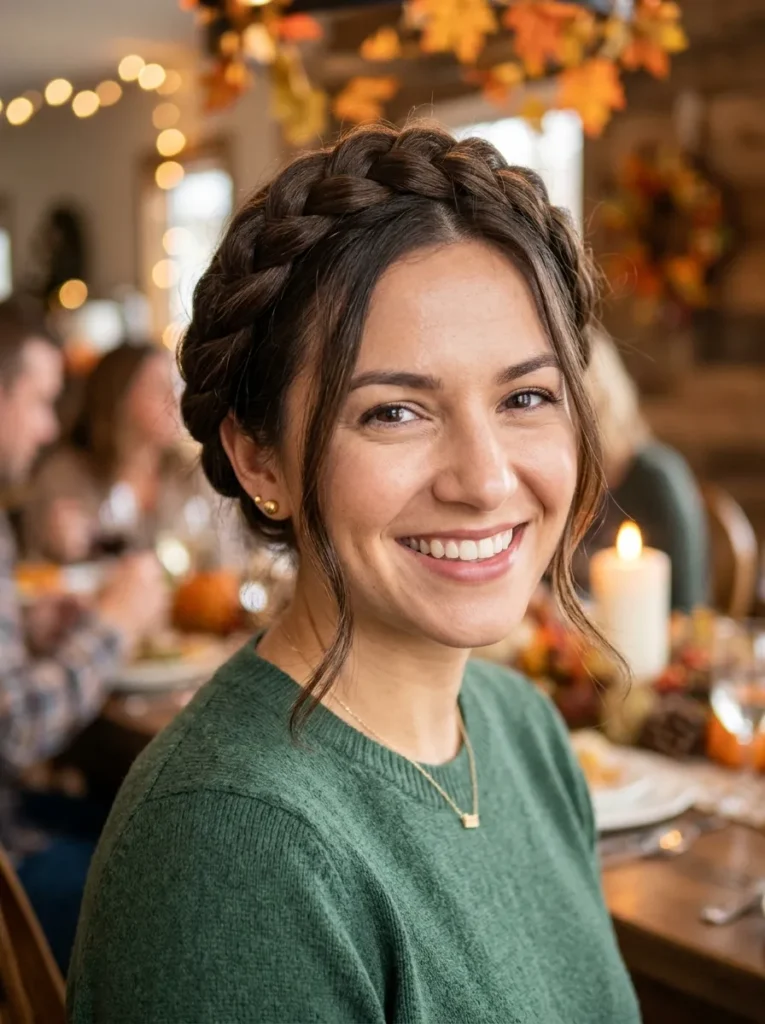 Festive Crown Braid