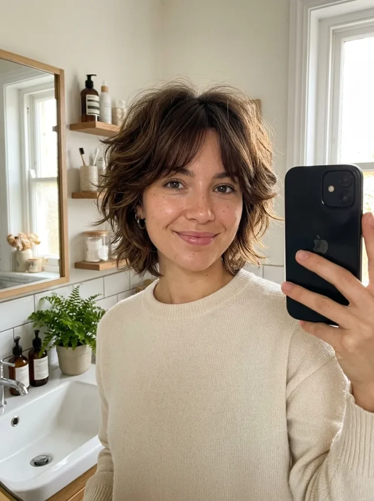 Fluffy Voluminous Wolf Cut