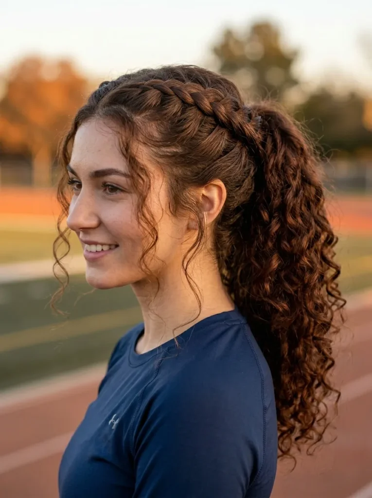French Braid Ponytail