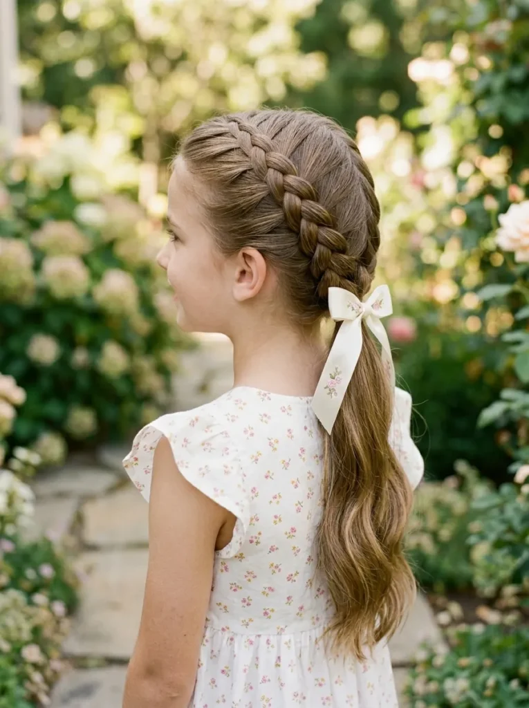 French Braid Ponytail