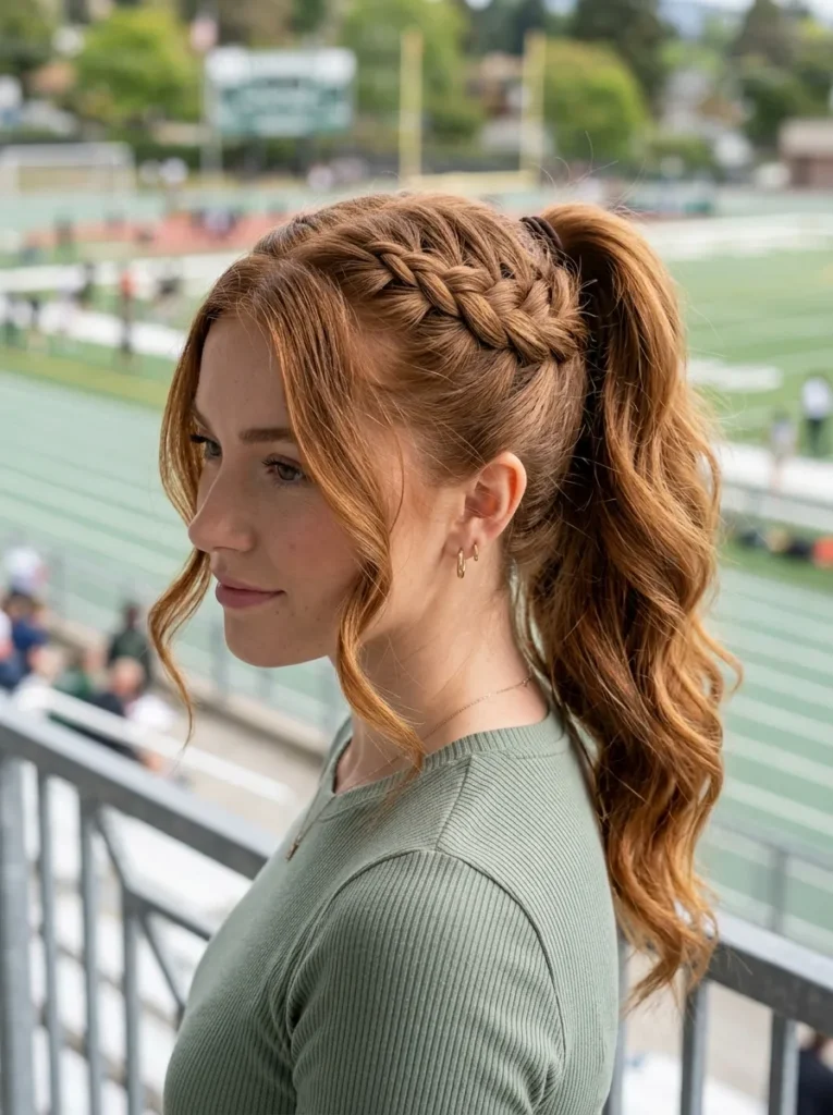 French Braid Ponytail