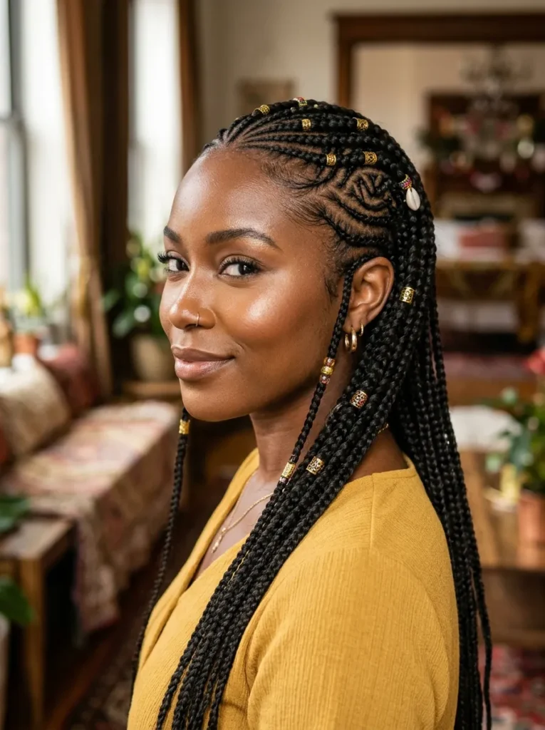 Fulani Cornrow Braids