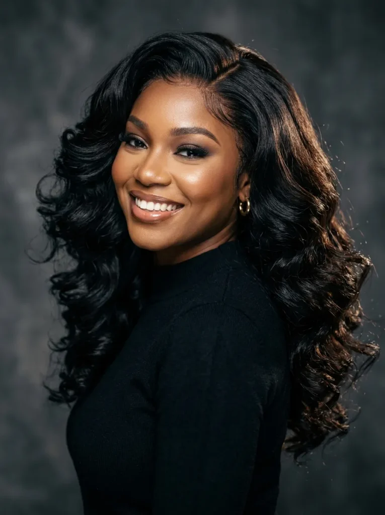 Glamorous Curls Look