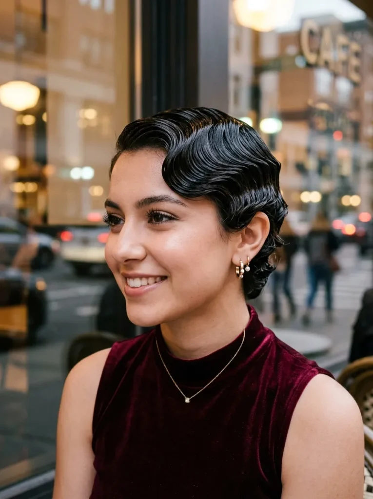 Glamorous Finger Waves